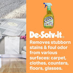 Orange-Sol De-Solv-It Citrus Solution – Multi-Surface Cleaner & Degreaser, Removes Sticky Residue, Oil & Grease, 33 oz (Pack of 2)