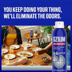 Ozium Air Sanitizer Spray - Room Odor Eliminator for Home, Car, and Office - New Car - 8 oz Can - 6 Pack