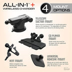 Verizon Wireless Charging Car Mount,Automatic Sensor Car Phone Holder,10W Qi Fast Charging Auto-Clamping mount, Dash for iPhone 11/11 Pro/11 Pro Max/Xs MAX/XS/XR/X/8/8+, Samsung S10/S10+/S9/S9+/S8/S8+