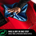 Turtle Wax Hybrid Solutions Ceramic Wet Wax, Spray on Car Wax for 1-Step High Gloss Shine and Ceramic Coating Protection for Paint, Wheels,Glass and More, Extreme Water Beading, 26 oz (Pack of 1)