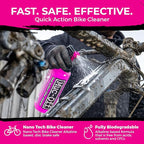 Muc-Off Nano Tech Bike Cleaner 1L | Biodegradable Formula, Safe on Carbon Fibre and All Surfaces | Breaks Down Dirt on a Molecular Level
