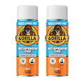 Gorilla Waterproof Patch & Seal Rubberized Sealant Spray, White, 14 Ounce (Pack of 2) - Seals Out Water, Air, and Moisture