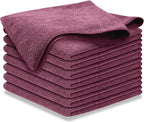 USANOOKS Premium 300GSM Microfiber Cleaning Cloth - 12.5"x12.5" High Performance - 1200 Washes, Ultra Absorbent Microfiber Towels for Cars Undercarriage, Rims & Engine Bay Cleaning - Microfiber Cloth
