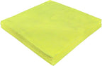 Eurow Ultrasonic Cut 300 GSM Microfiber Cleaning Towels, Streak-Free, Lint-Free, Ultra Absorbent, Scratch-Safe, for Auto Detailing, Home, Kitchen & Multipurpose Use, 16x16, 12-Pack, Yellow