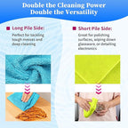 FIXSMITH Shop Towels-800 Pack, Multi-Functional Shop Rags, 12 x 16 in Microfiber Cleaning Cloth, Highly Absorbent Cleaning Rags, Cleaning Towels for Car Kitchen Home Office