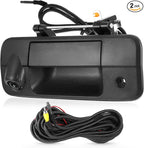 Tailgate Handle Backup Camera Fit for Toyota Tundra 2007-2013 Classic Tailgate Reversing Rear View Park Assist Camera RCA Plug Replaces 69090-0C051 86790-34011 86790-34030