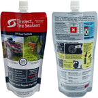 TireJect Off-Road 5-in-1 Flat Tire Protection Kit with Sealant Injector (40oz Compact Tractor Kit)