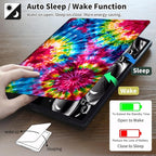 Case for Kindle Scribe,PU Leather Cute Slim Folio Adjustable Stand Cover with Auto Wake/Sleep for Amazon Kindle Scribe Cover 10.2 Inch (2024/2022 Release),Rainbow Color