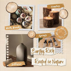 SALKING Woody Essential Oils Gift Set, Natural and Pure Aromatherapy Fragrance Oils for Diffuser, Humidifier, Massage- Frankincense, Teakwood, Sandalwood, Cypress, Cedarwood, Patchouli