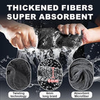 2-Pack Car Drying Towel (28" x 36"),1500 GSM Double Sided Microfiber Towels for Cars,Trucks, SUV.Highly Absorbent,Leaving no Marks,no Shedding,Easy to Clean
