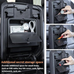 Center Console Hidden Organizer Box Compatible with Jeep Wrangler JL/JLU 4XE and Jeep Gladiator JT 2018-2024 2025 2026 Accessories Armrest Secret Compartment One-Touch Hidden Storage（Patent Design）