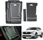 Autorder Center Console Organizer for 2021 2022 2023 Hyundai Santa Fe Accessories Armrest Storage Box Secondary Insert Tray with 2 Color Mats
