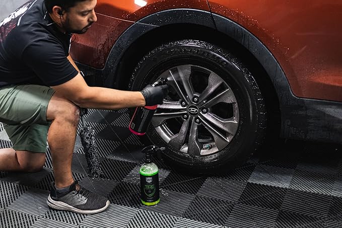 Purple Rain Wheel Cleaner - Breaks Down Iron, Brake Dust, Road Grime, & More | Low-Odor Formula - 32 oz