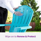Rejuvenate Outdoor Restorer Wipes,Individually-Wrapped Pre-Saturated Microfiber Wipes Restore Faded & Weathered Surfaces Such As Patio Furniture, Shutters, Siding, Mailboxes & More,5 Count(Pack of 2)