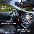 Inspired by YSB Opi.um Car Air Freshener for Women | Long Lasting Luxury Diffuser | Car Scent Perfume | Vent Clip Auto Air Freshener | Odour Eliminator Technology | Diffuser Scents 8ml