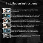 Mob Armor Tabnetic Maxx - Universal Magnetic Tablet Mount for Trucks, Cars, RVs, Heavy Equipment, Adhesive Mounting, Tablet Compatible, Magnetic Phone Mount, Console Accessories