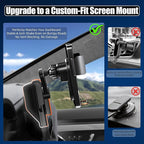 Car Phone Mount for 2019-2025 Toyota RAV4, Smart Auto-Clamping for 7/8" Screen Only (LE/XLE/Adventure), 15W Wireless Fast Charging, Premium Aluminum Holder, Without Blocking Airflow (Not Fit 9/10.5")