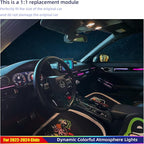 Ambient Lighting Kit for 11th gen Honda Civic，Interior Car Neon Lights for 2022 2023 2024 2025 Civic, Button and APP-Controlled RGB LED Strip Lights