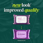 goodwipes Flushable Butt Wipes - Vitamin E & Aloe - Sewer & Septic Safe - Extra Large Adult Wet Wipes For Women & Men - Bathroom Essentials - Lavender, 153 Count (3 Packs + 3 Individually Wrapped)