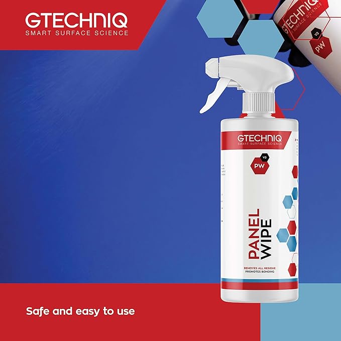 Gtechniq Panel Wipe for Car Cleaning 8.5 fl oz | Pre-Sealant, Fragrance-Free, Easy to Apply and Long-Lasting Results