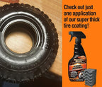 Tire Shine 22oz Spray - High Gloss Tire Coating - High Gloss Finish for Rubber and Vinyl