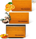 Car Air Freshener-Wood Air Freshener-Car Odor Eliminator-car scent-Long Lasting Scent-Variety Scent Refill（Teak-Amber-Grove）3pcs- Metal Clip 1pcs