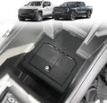 BestEvMod Center Console Safe Vault LockBox Compatible with Chevy Silverado EV/GMC Sierra EV 2026 2025 2024 Pickup Gun Safe Vault Console Storage Interior Organizer Security Anti-Theft (Not Fit ICE)