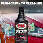 MA5X Car Wash Soap | Concentrated, pH Balanced | High Performance Foaming Car Wash Soap | 32oz Bottle | Pack of 2