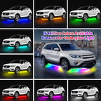 Neon Underglow Car Lights, 6PCs Dreamcolor Underglow Kit for Car with APP Control, 210 Color Modes and 255 Voice Control Modes, Waterproof LED Car Lights Exterior for Cars, Trucks, Boats