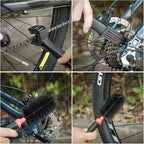 CXWXC Bike Cleaning Kit Including Bicycle Chain Scrubber, Bike Cleaner Brush Tool, Bicycle Chain Cleaning Agent,Chain Lube