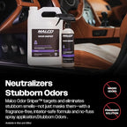 Malco Odor Sniper - Fragrance Free Odor Eliminator for Car Interiors/Penetrates Odors at the Source/Chemically Neutralizes Foul Scents in Your Vehicle / 1 Gallon (199001)