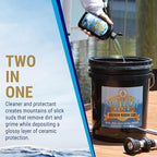 Nautical One - Ceramic Wash And Wax - Boat Wash Soap with SiO2 Ceramic Coating Protection - High Suds (128 oz)