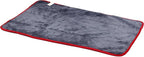 Maxshine 16”x24” Universal 12-Pack Gray Microfiber Towel - 600GSM Red Silk Border - Perfect for Fast Car Washing & Drying - Premium Car Detailing Towels