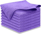 USANOOKS Premium 300GSM Microfiber Cleaning Cloth - 12.5"x12.5" High Performance - 1200 Washes, Ultra Absorbent Microfiber Towels for Cars Undercarriage, Rims & Engine Bay Cleaning - Microfiber Cloth
