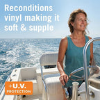 Boat Vinyl Cleaner Upholstery and Seat Cleaner Protectant for Marine Vinyl Windows and Pontoon Interiors Effective Boat Cleaning Supplies and Conditioner Products