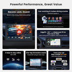 A7 10.1" QLED Android Double Din Car Stereo, 4G LTE/Wi-Fi/USB, SPDIF/DSP/4V RCA, Wireless Android Auto & CarPlay, AI DriveChat, HDMI-in/Out, GPS Tracking & Parking Monitor, S8 Gen4