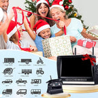 4 Magnetic Wireless Backup Camera for Trailer: Easy Install HD 1080P RV Camera System with 7" Touch Key Recording Monitor, Solar Powered, Long-Lasting, Strong Signal