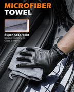 8PCS Car Interior Detailing Kit - 200g Cleaning Gel (185% More Than 70g), Ultra-Soft Detailing Brush Set, Dash Duster, Air Vent Brush, Microfiber Towel | Car Cleaning Supplies Gift for Men