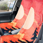 Hahafelt 8 Pack Car Seat Towel Covers with Storage Bag, 63 x 32 Inch Universal Non Slip Waterproof Sweat Protector for Car Truck, Gym Swimming Running, Machine Washable (Classic Combination)