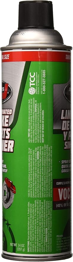 Johnsen's 2417-12PK OTC Compliant Non-Chlorinated Brake Cleaner - 14 oz.,