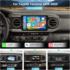 Roadanvi X12 Head Unit for Toyota Tacoma 2016-2022 with Wireless Apple Carplay & Android Auto, 10.2" Touch Screen Car Stereo, GPS Radio, 4G RAM+64G ROM, Bluetooth 5.0, 5G WiFi, 4G LTE