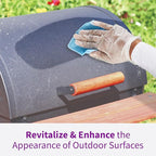 Rejuvenate Outdoor Restorer Wipes, 5 Count, Individually-Wrapped Pre- Saturated Microfiber Wipes Restore Faded and Weathered Surfaces Such As Patio Furniture, Shutters, Siding, Mailboxes And More