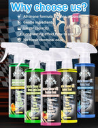 Car Cleaner Interior, Leather Cleaner Upholstery Interior Ceaning Kit Carpet Dashboard Shiny Car Stuff for Vinyl,Plastic,Fabric,Carpet & More,Ocean Scent