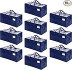 VENO 10 Pack Heavy Duty Moving Bags with Backpack Straps, Zippers & Handles, Extra Large Packing Bags for College Dorm Essentials, Moving Supplies Alternative to Cardboard Moving Boxes