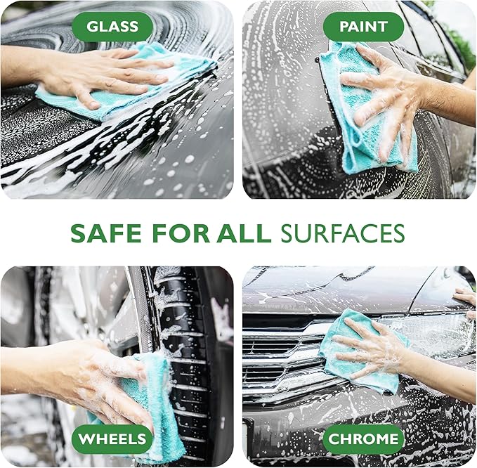 Honest Wash Car Wash Soap High Sudsing Concentrated Formula for Dirt and Grease Removal | Safe for All Vehicle Surfaces | Adjustable Dilution Ratios | Made in the USA (32oz)