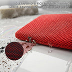 2 Pack Clay Mitt for Car Detailing - Clay Bar Glove Removes Grime, Iron Fallout & Contaminants from Paint, Glass, Wheels - Reusable Auto Detailing Mitt
