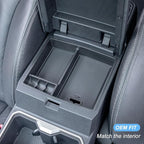 JKCOVER OEM Fit 2024 2025 2026 Tacoma Center Console Organizer Tray Compatible with 2024-2026 Toyota Tacoma(4th Gen) Accessories ABS Plastic Storage Box（Patented Design）