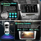 4G+64G Car Radio Stereo for Toyota Camry 2006-2011, Wireless Carplay&Android Auto with Android 13 Support Bluetooth/Voice Control/GPS/WiFi/Back-up Camera/SWC/FM, 9 Inch IPS Touch Screen