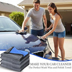 20 Pack Microfiber Cleaning Towels for Cars, 16 x 16 Inches Thick Plush Microfiber Cleaning Dusting Cloth Auto Detailing Absorbent Towels Dusting Cloths for Car Trucks Kitchen Window