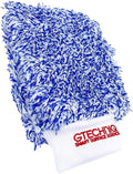 Gtechniq Marine Microfiber Wash Mitt for Boats | Ultra Low-Friction Glide, Inner Foam Core Holds High Volume of Wash Suds, Polyester Fibers Capture and Release Contaminants, Minimizes Swirls, Durable